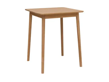 ZIGZAG 660 - Square oak high table by Hans K - view 2